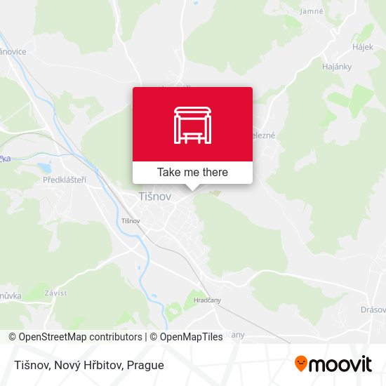 Tišnov, Nový Hřbitov map