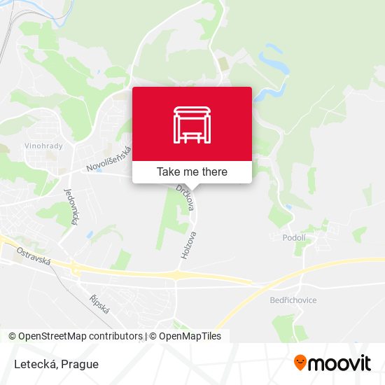 Карта Letecká