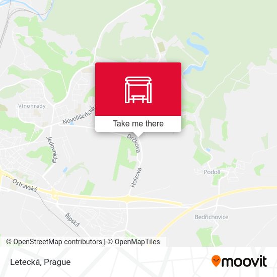 Карта Letecká