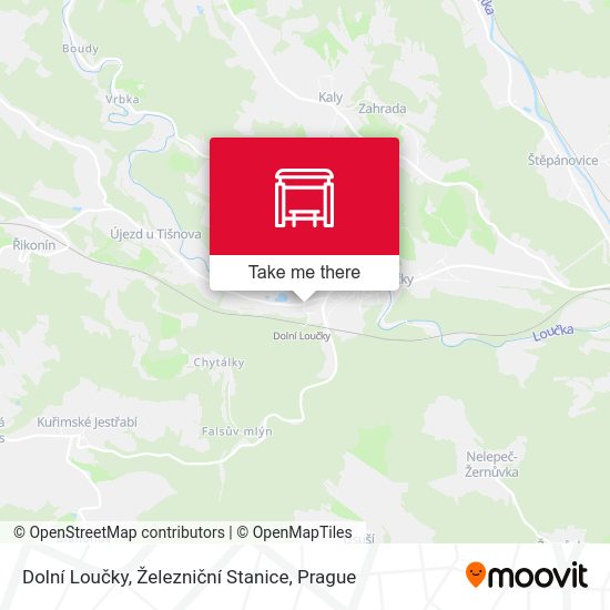 Dolní Loučky, Železniční Stanice map