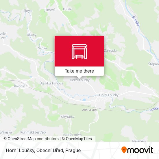 Horní Loučky, Obecní Úřad map