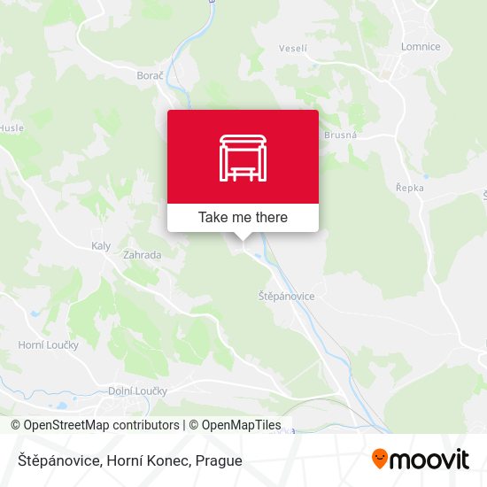 Štěpánovice, Horní Konec map