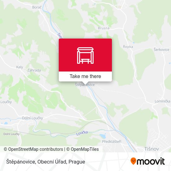 Štěpánovice, Obecní Úřad map