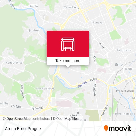 Arena Brno map