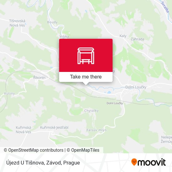 Újezd U Tišnova, Závod map