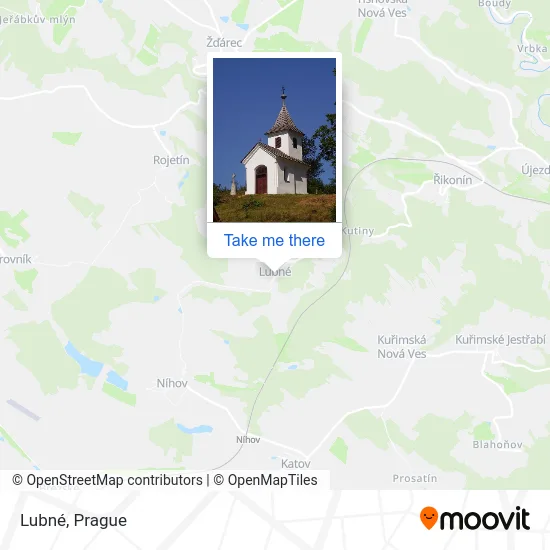 Карта Lubné
