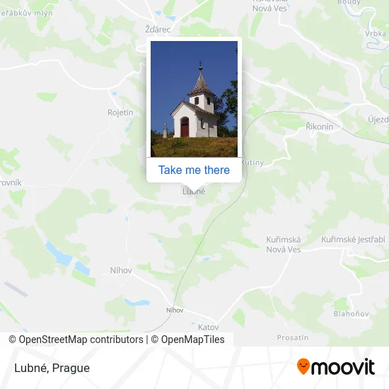Карта Lubné