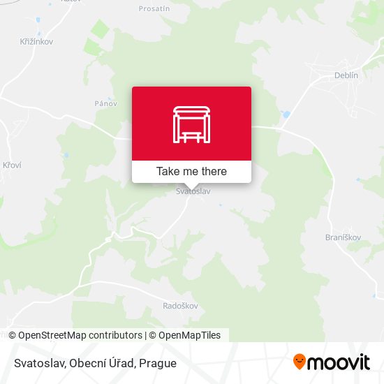 Svatoslav, Obecní Úřad map