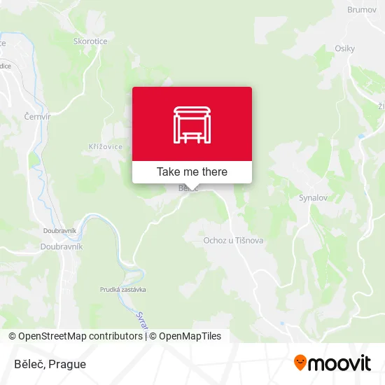 Карта Běleč