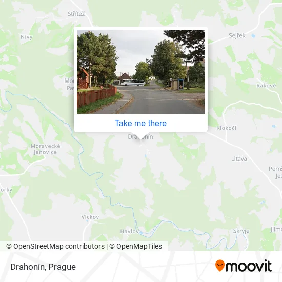 Карта Drahonín