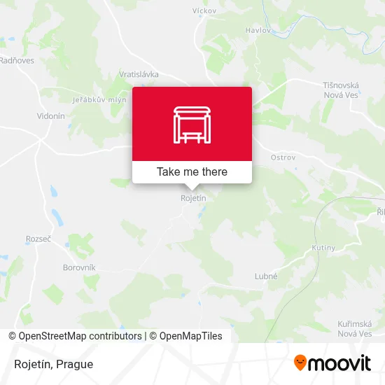 Rojetín map