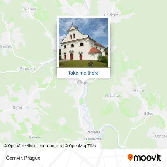 Карта Černvír