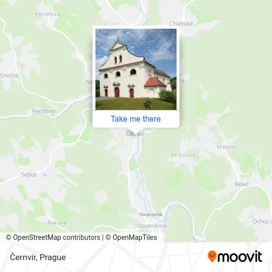 Карта Černvír