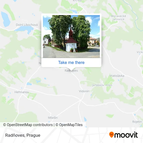 Карта Radňoves