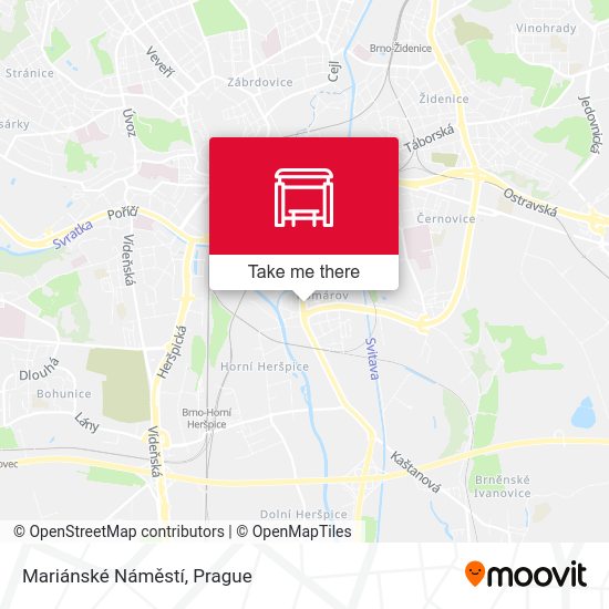 Mariánské Náměstí map