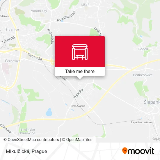 Карта Mikulčická