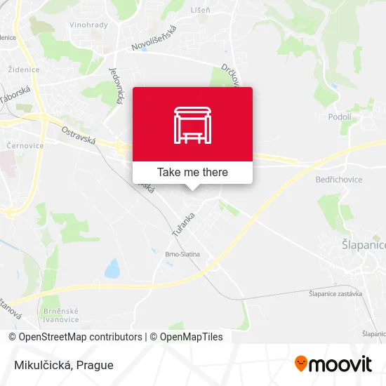 Карта Mikulčická