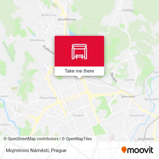 Mojmírovo Náměstí map