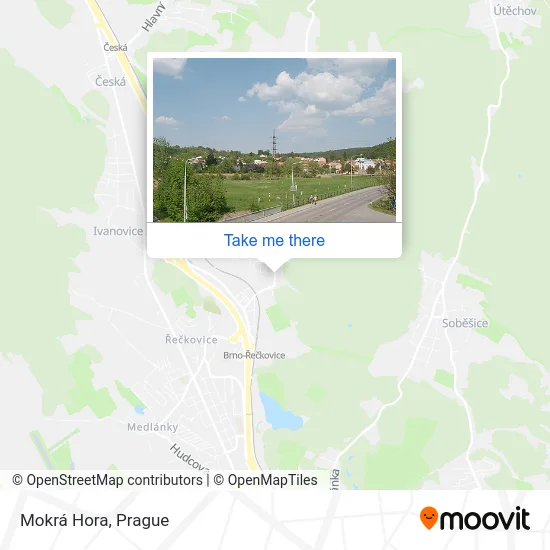 Карта Mokrá Hora