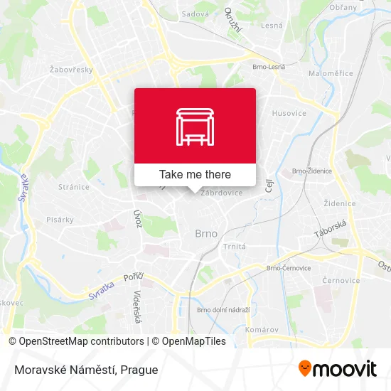 Moravské Náměstí map