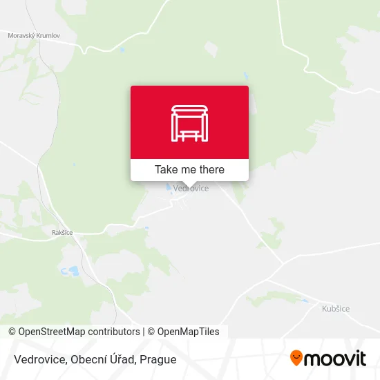 Карта Vedrovice, Obecní Úřad