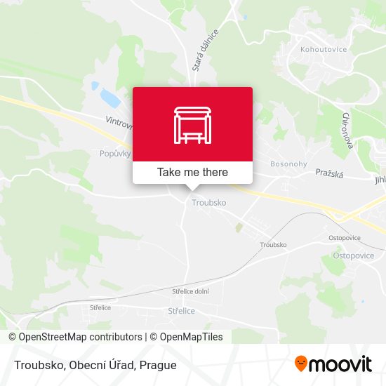 Troubsko, Obecní Úřad map