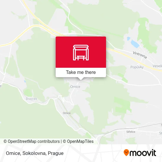 Карта Omice, Sokolovna
