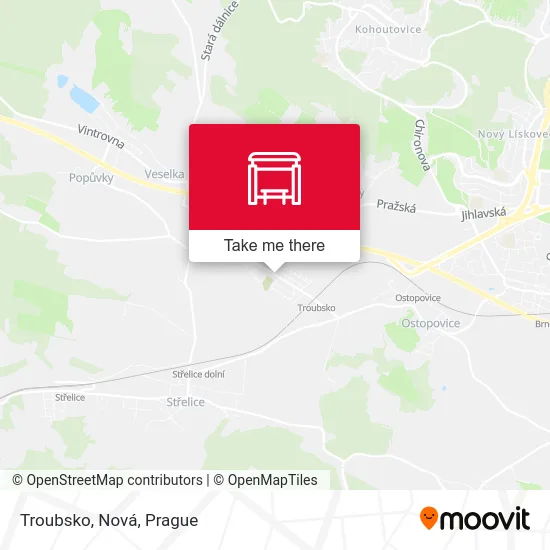 Карта Troubsko, Nová