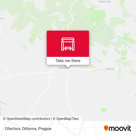 Карта Ořechov, Orlovna