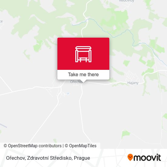 Ořechov, Zdravotní Středisko map