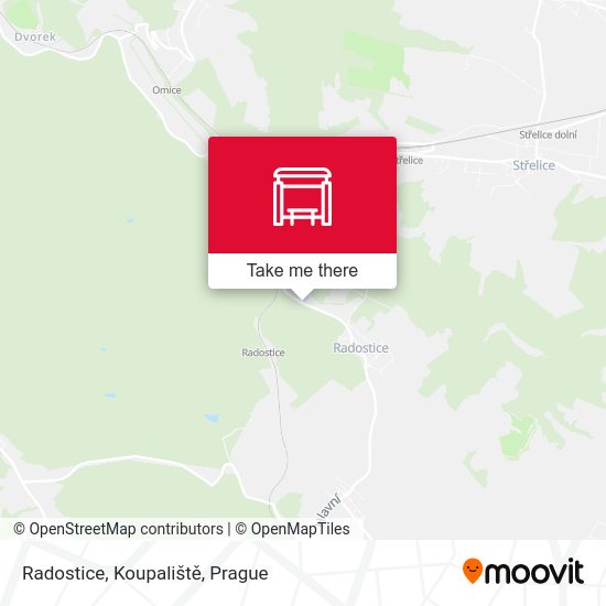 Radostice, Koupaliště map