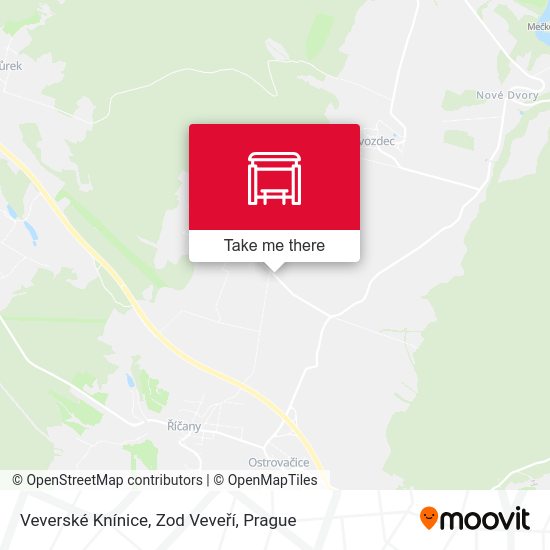 Veverské Knínice, Zod Veveří map