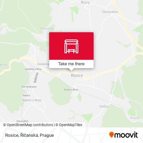 Rosice, Říčanská map