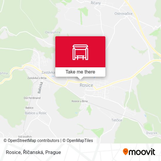 Rosice, Říčanská map