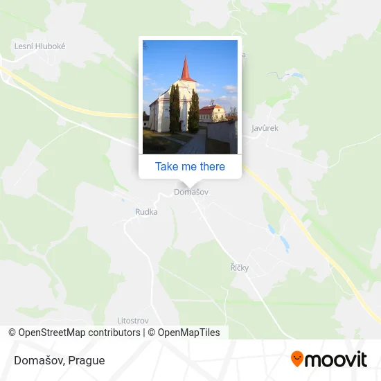 Карта Domašov