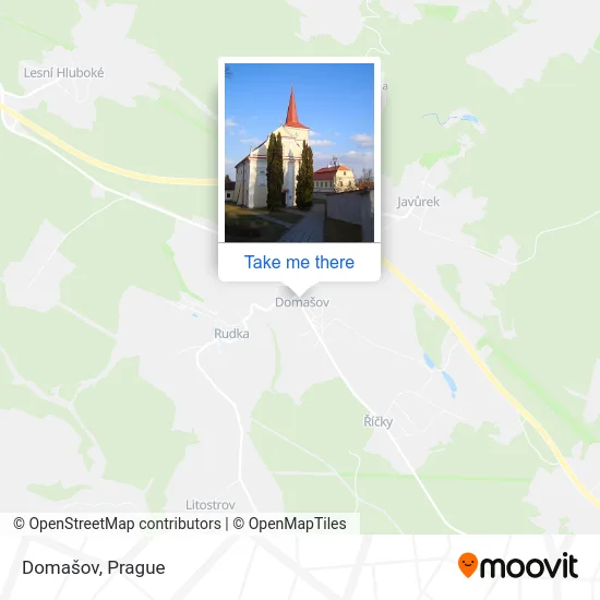 Карта Domašov
