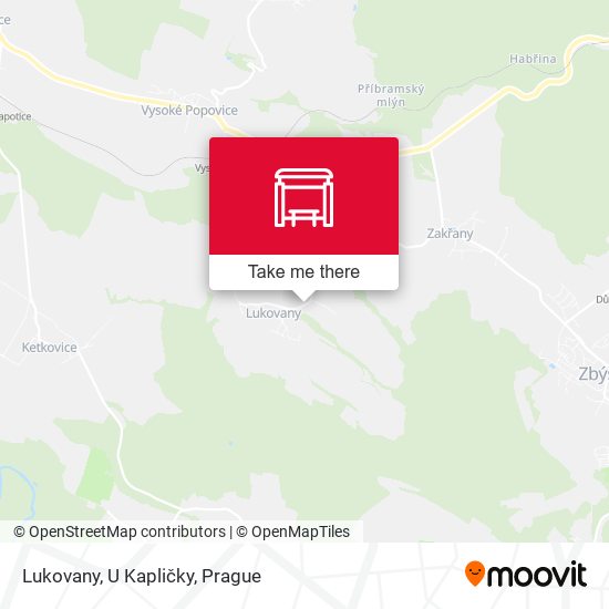 Lukovany, U Kapličky map