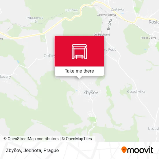 Карта Zbýšov, Jednota