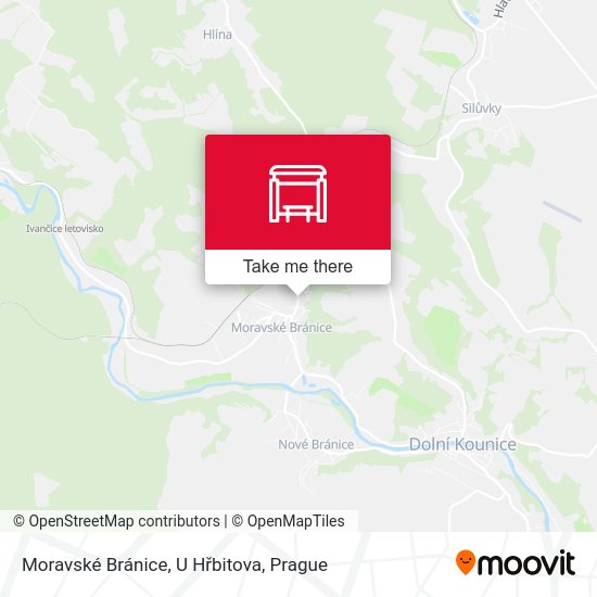 Moravské Bránice, U Hřbitova map