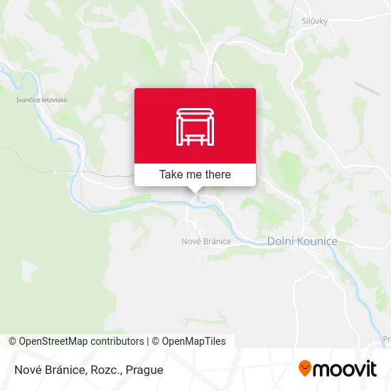 Карта Nové Bránice, Rozc.
