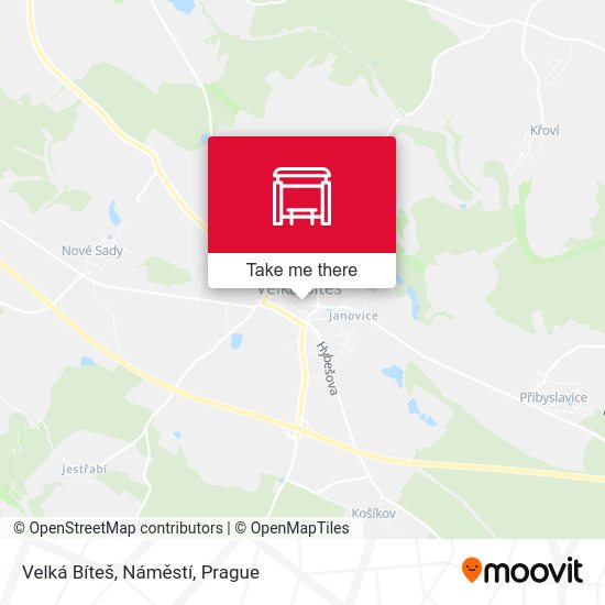 Velká Bíteš, Náměstí map