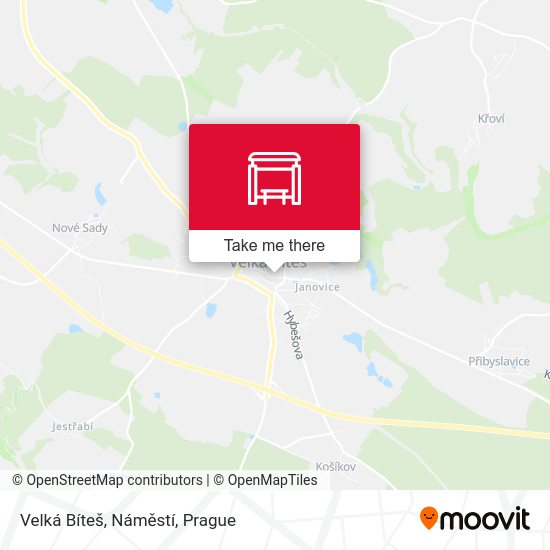 Velká Bíteš, Náměstí map