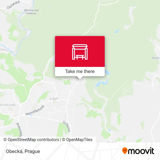 Карта Obecká
