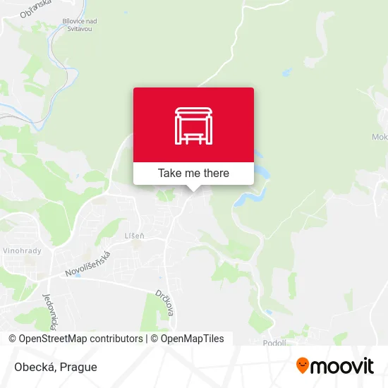 Карта Obecká