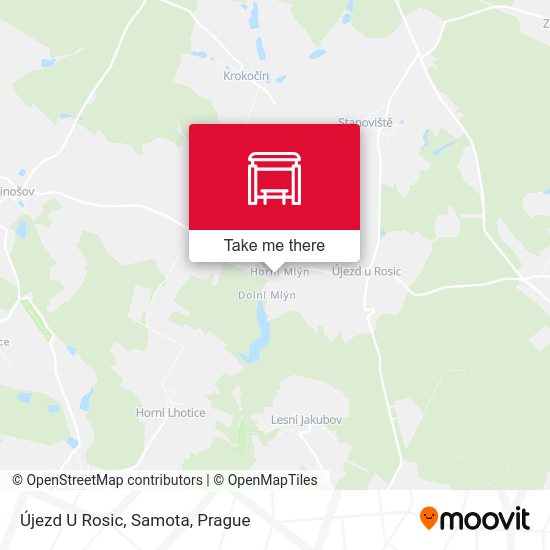 Újezd U Rosic, Samota map