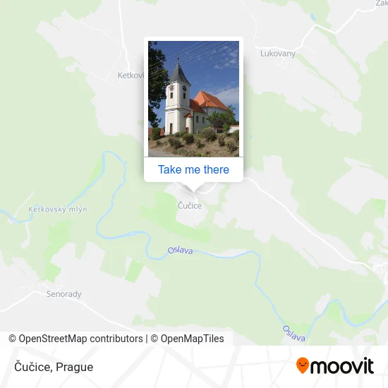 Карта Čučice