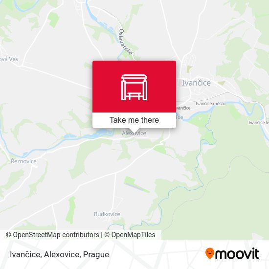 Карта Ivančice, Alexovice
