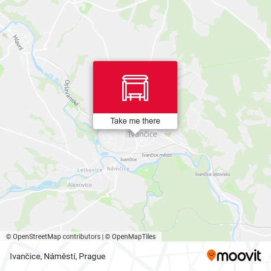 Ivančice, Náměstí map