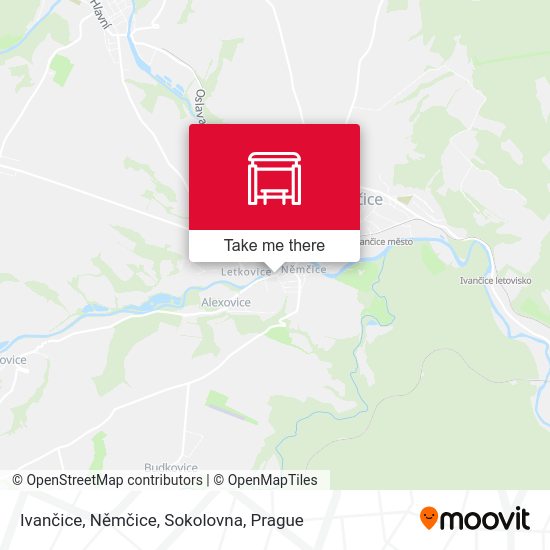 Ivančice, Němčice, Sokolovna map