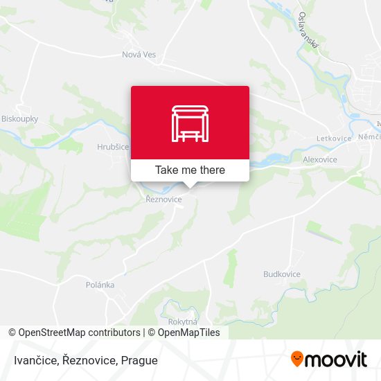 Ivančice, Řeznovice map